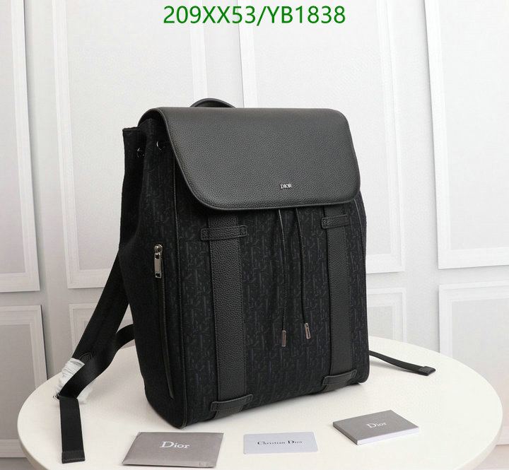 Dior Bags -(Mirror)-Backpack-,Code: YB1838,$: 209USD