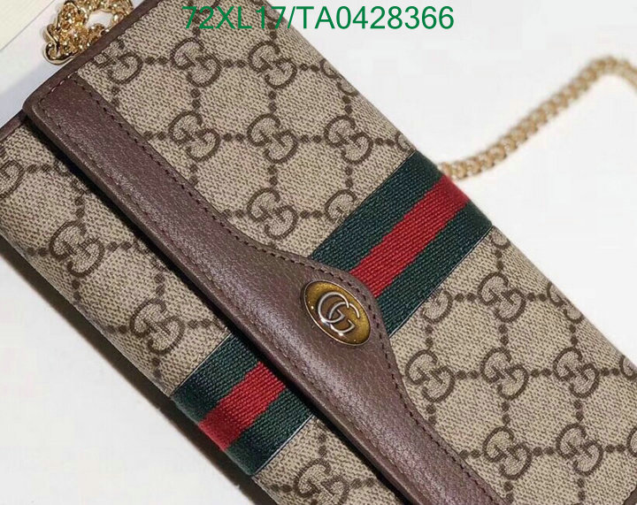 Gucci Bag-(4A)-Wallet-,Code:TA0428366,$: 72USD