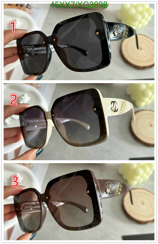 Glasses-Chanel, Code: XG3898,$: 45USD