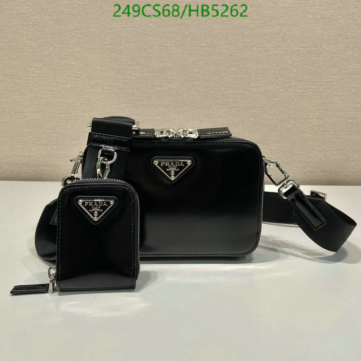 Prada Bag-(Mirror)-Diagonal-,Code: HB5262,$: 249USD