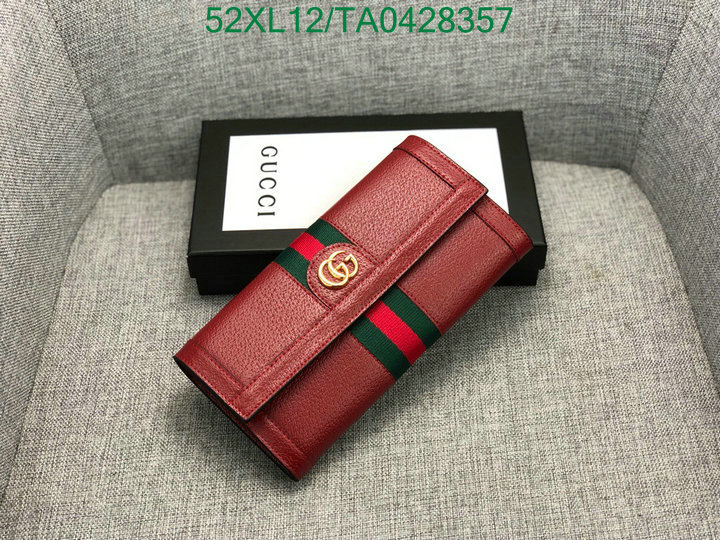 Gucci Bag-(4A)-Wallet-,Code:TA0428357,$: 52USD