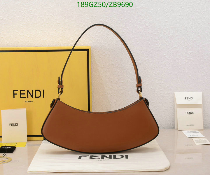 Fendi Bag-(Mirror)-Handbag-,Code: ZB9690,$: 189USD