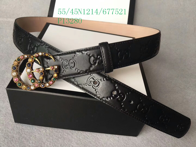 Belts-Gucci, Code： GGP010414,$: 55USD