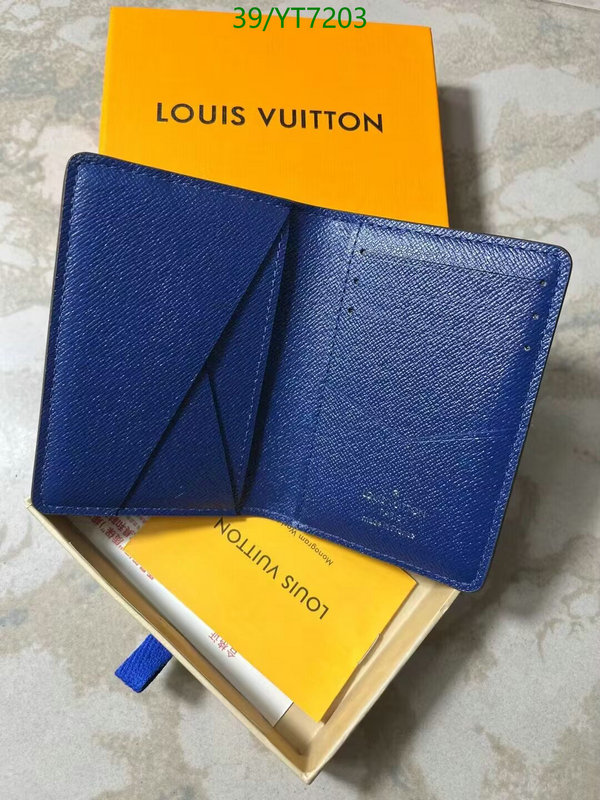 LV Bags-(4A)-Wallet-,Code: YT7203,$: 39USD