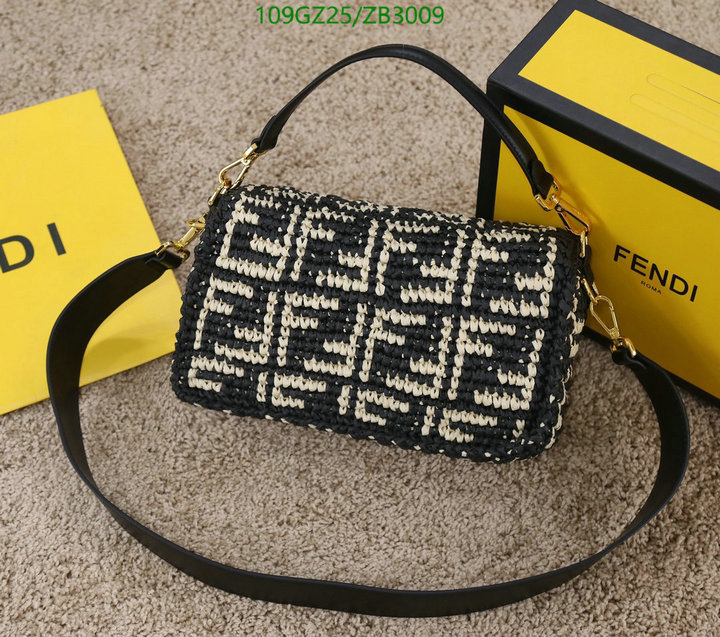 Fendi Bag-(4A)-Baguette-,Code: ZB3009,$: 109USD