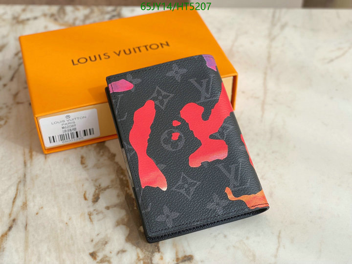 LV Bags-(Mirror)-Wallet-,Code: HT5207,$: 65USD