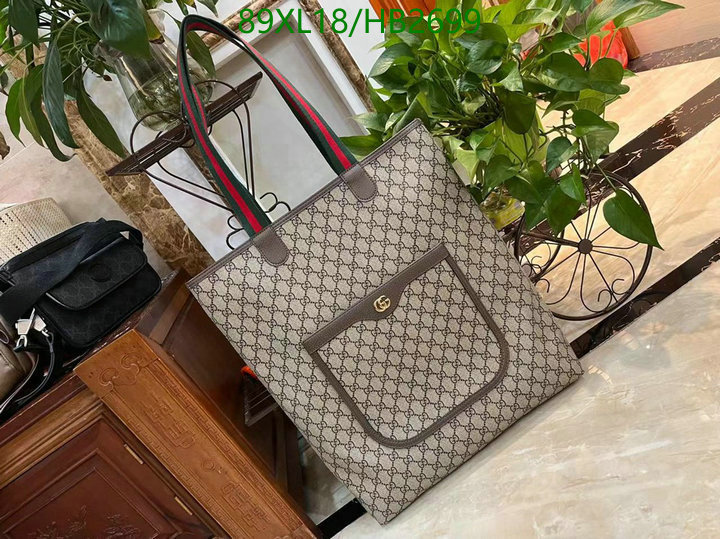 Gucci Bag-(4A)-Handbag-,Code: HB2699,$: 89USD