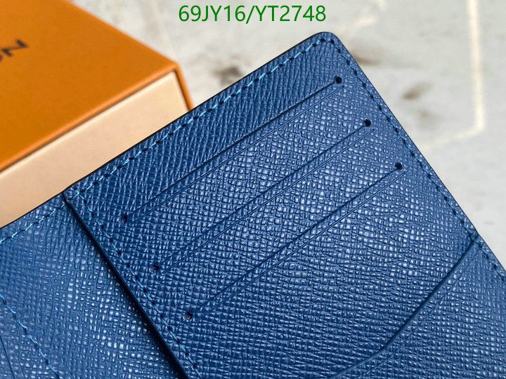 LV Bags-(Mirror)-Wallet-,Code: YT2748,$: 69USD