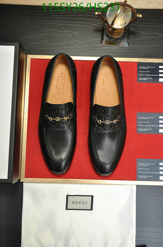 Men shoes-Gucci, Code: HS231,$: 115USD