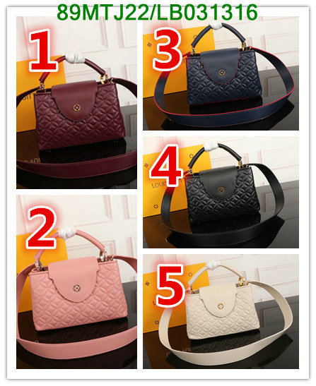 LV Bags-(4A)-Handbag Collection-,Code: LB031316,$: 89USD