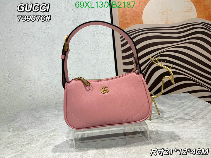 Gucci Bag-(4A)-Handbag-,Code: XB2187,$: 69USD