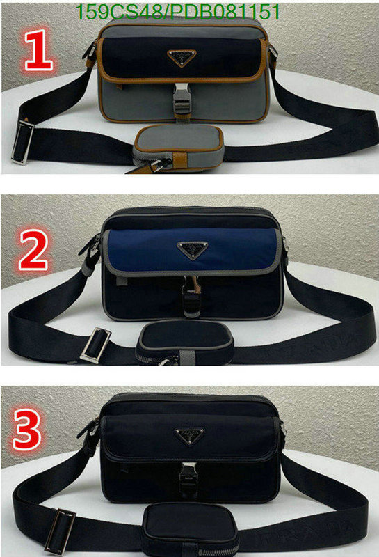 Prada Bag-(Mirror)-Diagonal-,Code:PDB081151,$:159USD