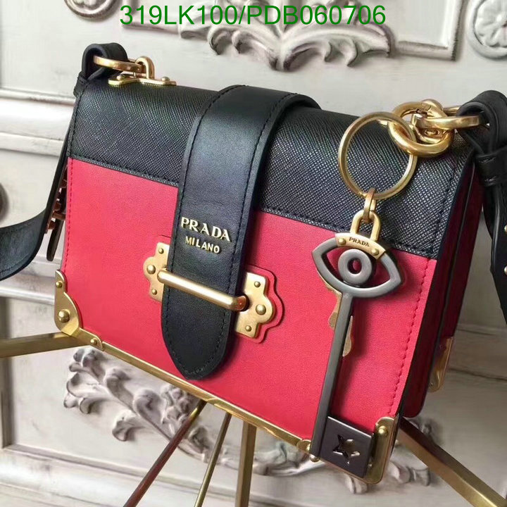 Prada Bag-(Mirror)-Diagonal-,Code: PDB060706,$: 319USD