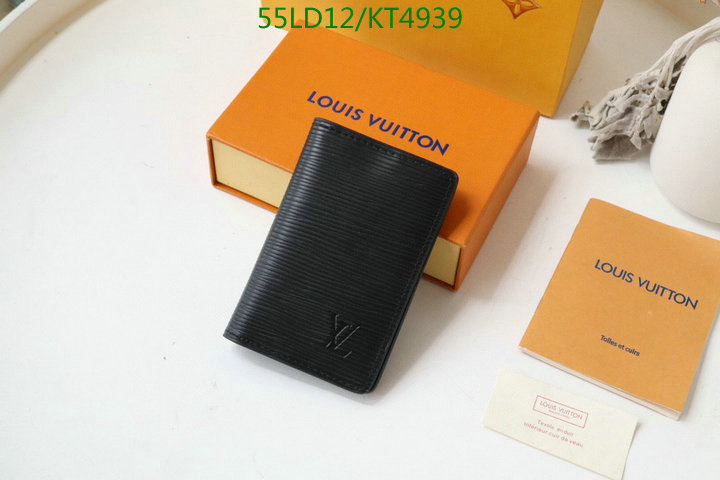 LV Bags-(Mirror)-Wallet-,Code: KT4939,$: 55USD