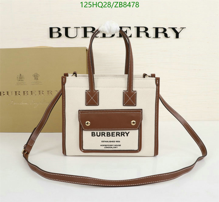 Burberry Bag-(4A)-Handbag-,Code: ZB8478,$: 125USD