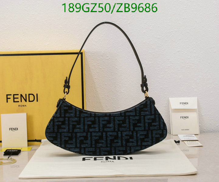 Fendi Bag-(Mirror)-Handbag-,Code: ZB9686,$: 189USD