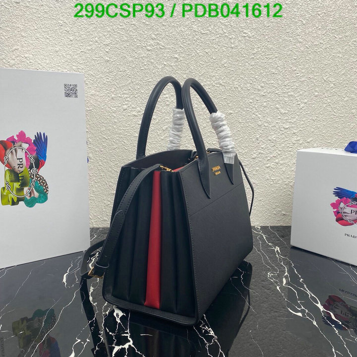 Prada Bag-(Mirror)-Handbag-,Code: PDB041612,$: 299USD