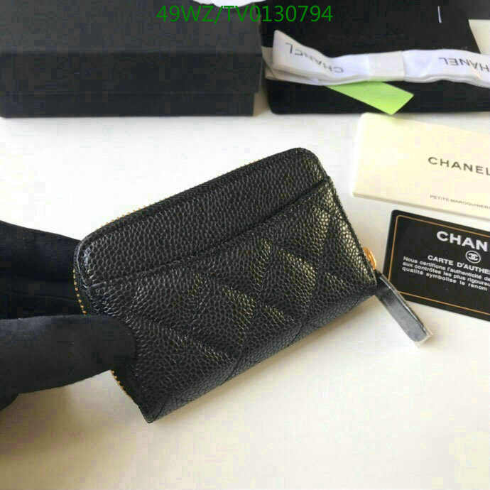 Chanel Bags ( 4A )-Wallet-,Code: TV0130794,$: 49USD