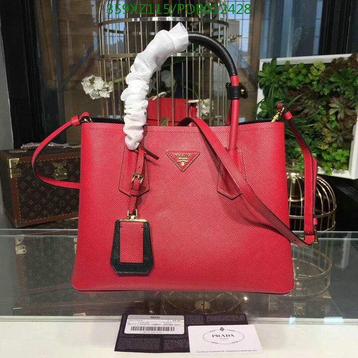 Prada Bag-(Mirror)-Handbag-,Code: PDB012428,$:359USD