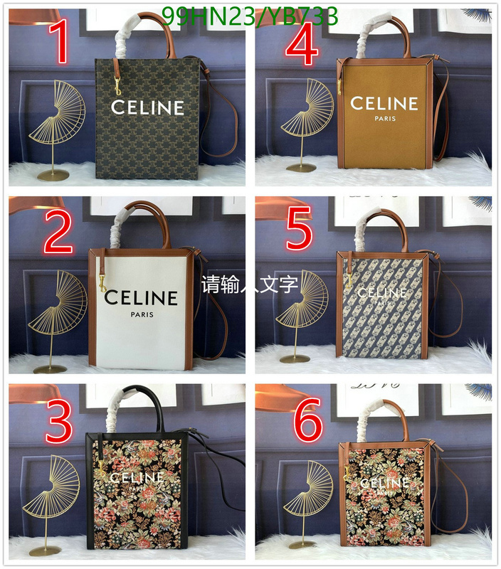 Celine Bag-(4A)-Cabas Series,Code: YB733,