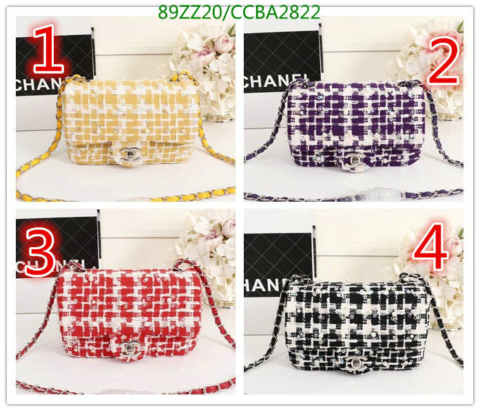 Chanel Bags ( 4A )-Diagonal-,Code: CCBA2822,$: 89USD