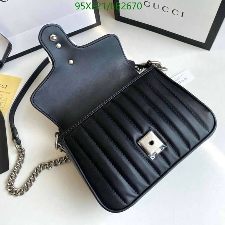 Gucci Bag-(4A)-Marmont,Code: LB2670,$: 95USD