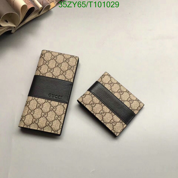 Gucci Bag-(4A)-Wallet-,Code: T101029,$:35USD