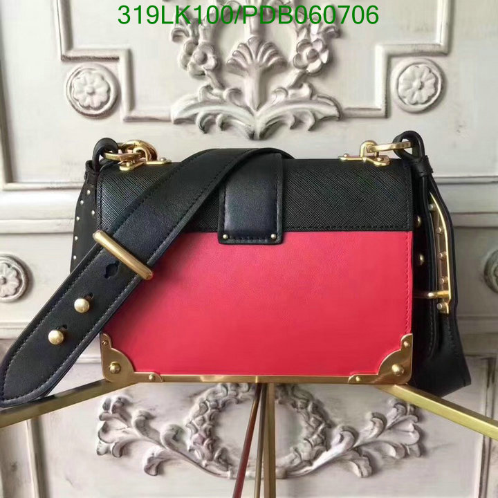 Prada Bag-(Mirror)-Diagonal-,Code: PDB060706,$: 319USD