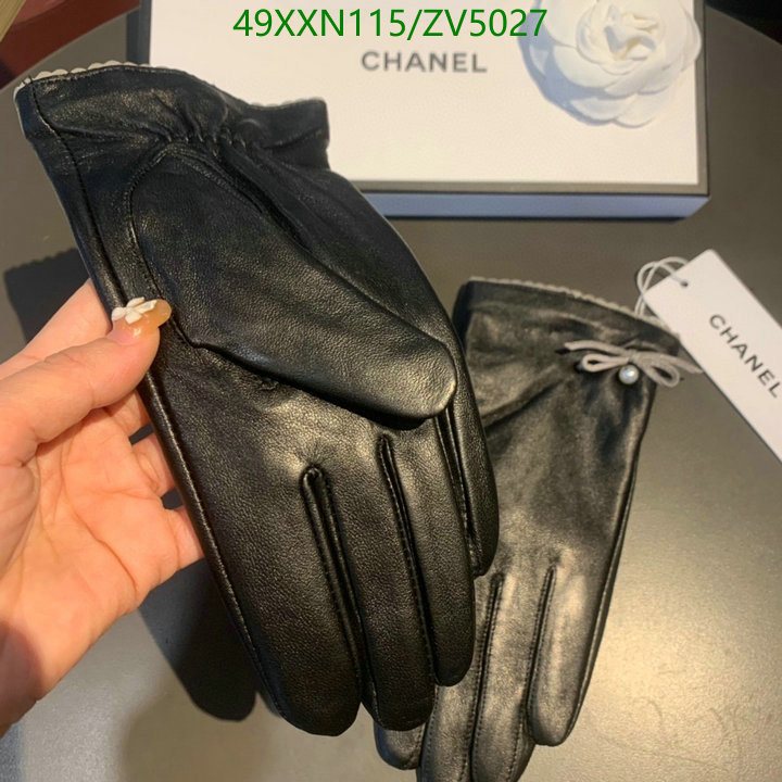 Gloves-Chanel, Code: ZV5027,$: 49USD