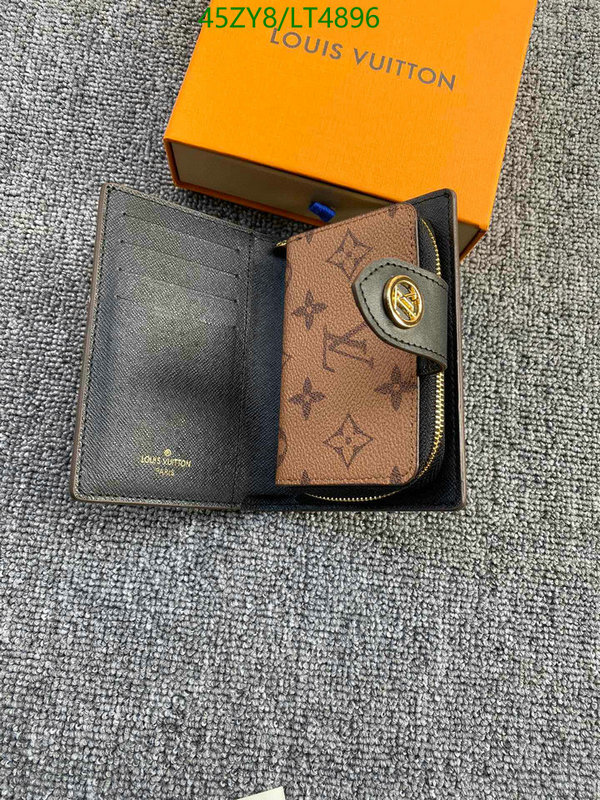 LV Bags-(4A)-Wallet-,Code: LT4896,$: 45USD