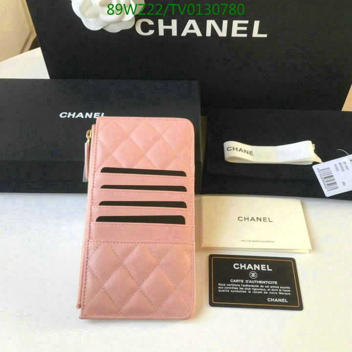 Chanel Bags ( 4A )-Wallet-,Code: TV0130780,$: 89USD