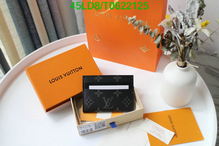 LV Bags-(Mirror)-Wallet-,Code: T0622125,$: 45USD