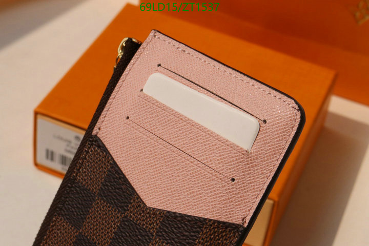 LV Bags-(Mirror)-Wallet-,Code: ZT1537,$: 69USD