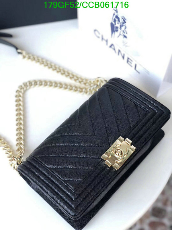 Chanel Bags -(Mirror)-Le Boy,Code: CCB061716,$: 179USD