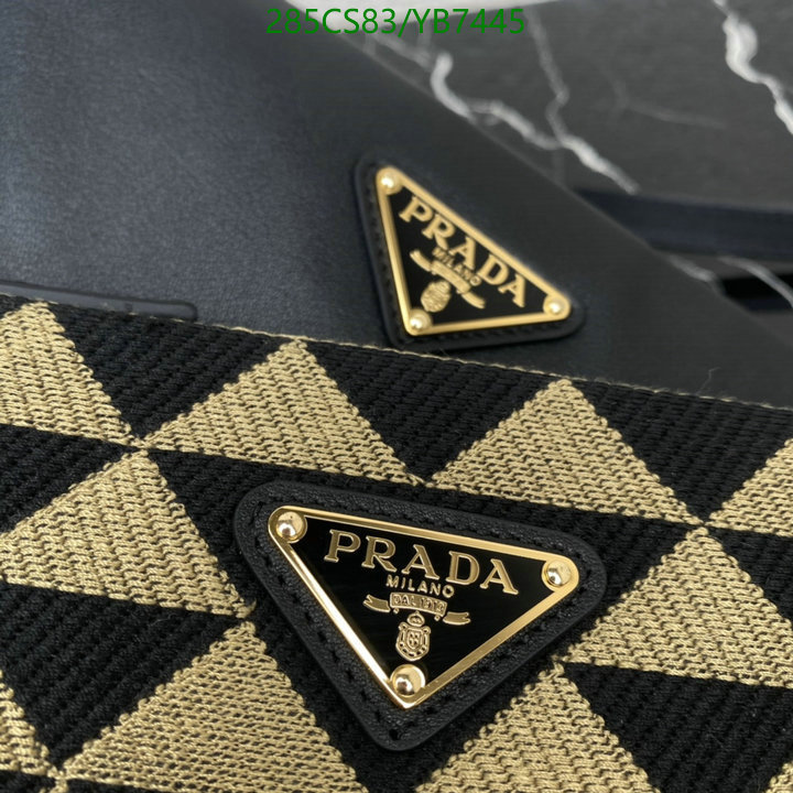 Prada Bag-(Mirror)-Triangle,Code: YB7445,$: 285USD