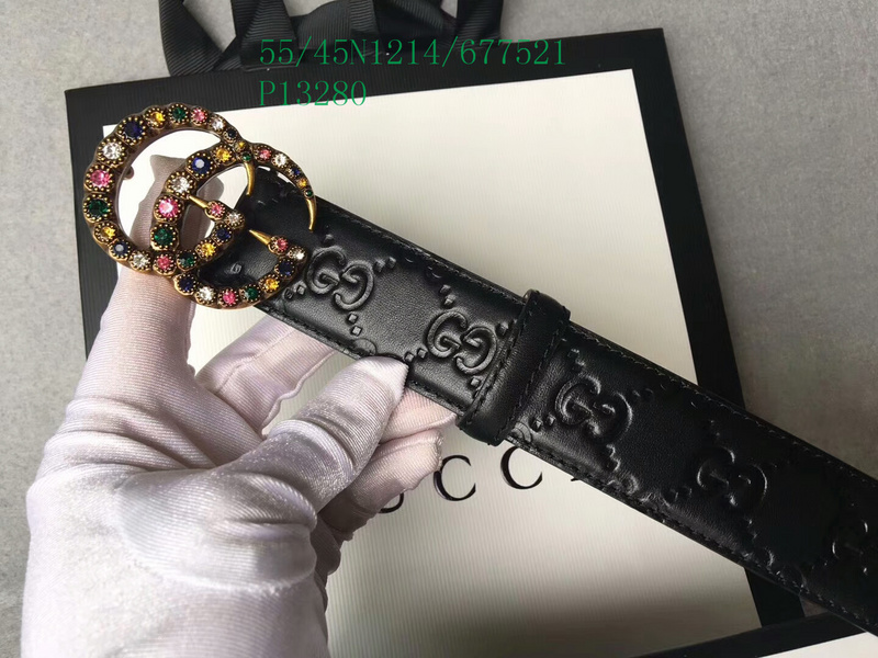 Belts-Gucci, Code： GGP010414,$: 55USD