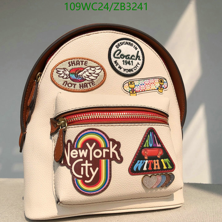 Coach Bag-(4A)-Backpack-,Code: ZB3241,$: 109USD