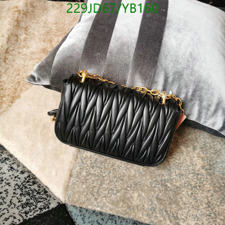 Miu Miu Bag-(Mirror)-Diagonal-,Code: YB160,$: 229USD