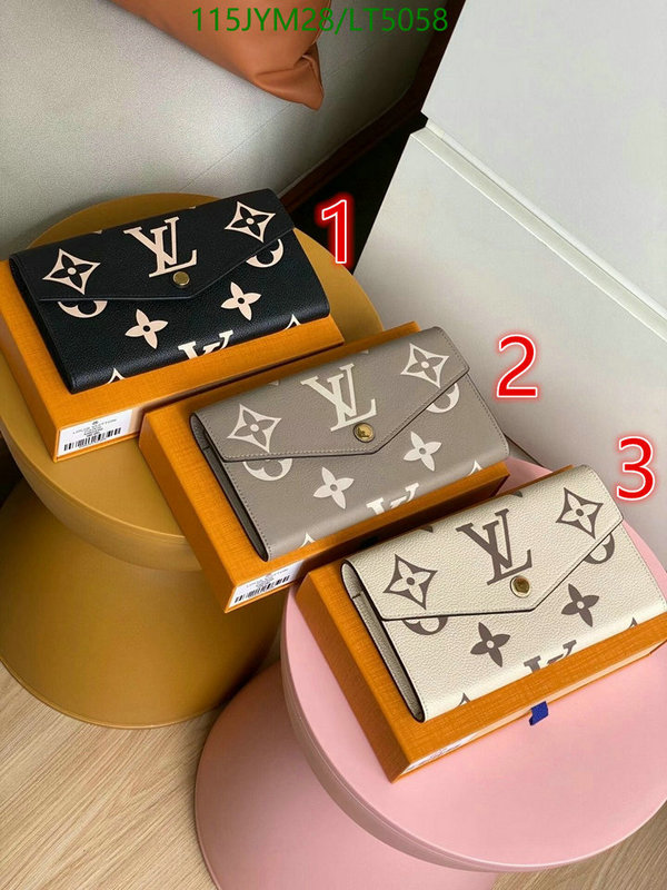 LV Bags-(Mirror)-Wallet-,Code: LT5058,$: 119USD