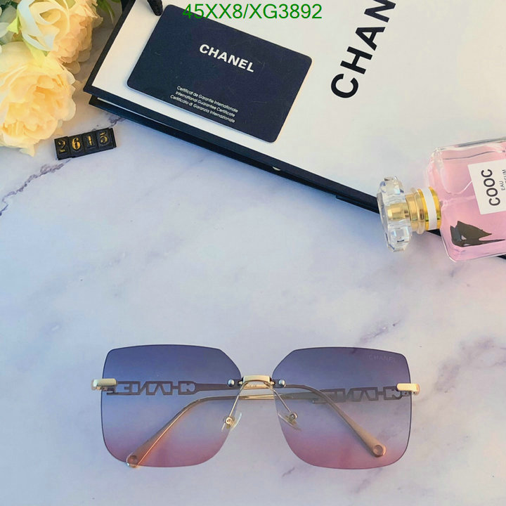 Glasses-Chanel, Code: XG3892,$: 45USD