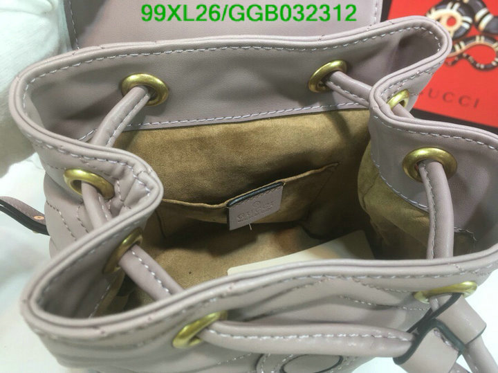 Gucci Bag-(4A)-Backpack-,Code: GGB032312,$: 99USD