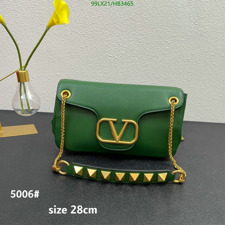 Valentino Bag-(4A)-LOC-V Logo ,Code: HB3465,$: 99USD