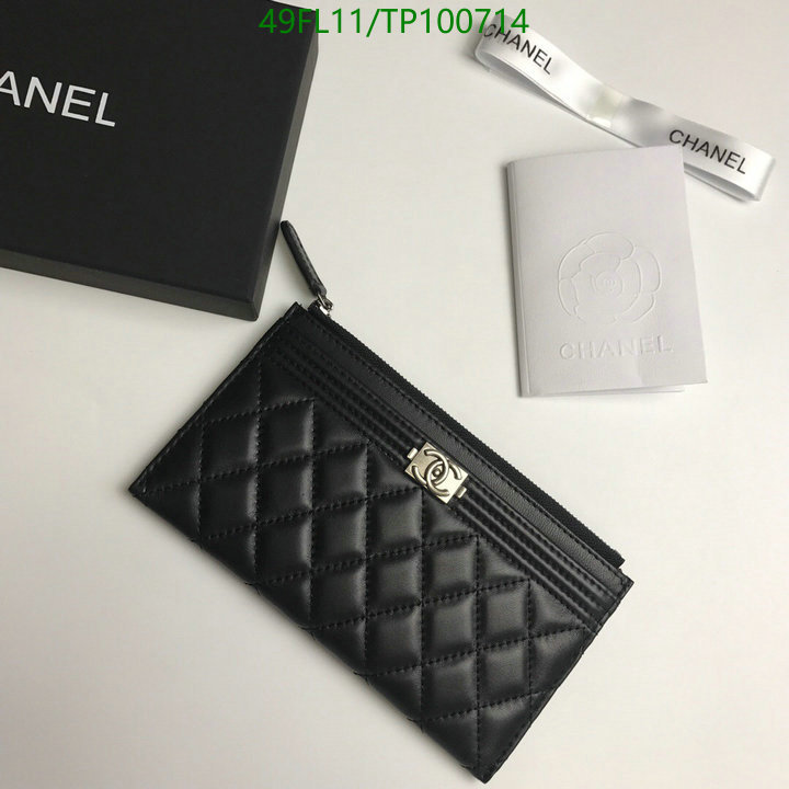 Chanel Bags ( 4A )-Wallet-,Code: TP100714,$: 49USD