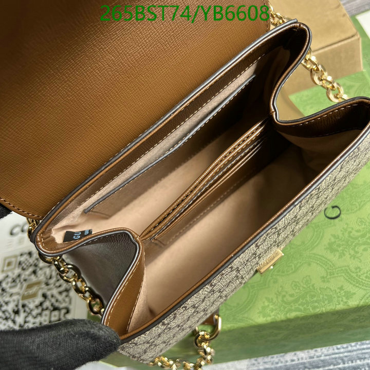 Gucci Bag-(Mirror)-Horsebit-,Code: YB6608,$: 265USD