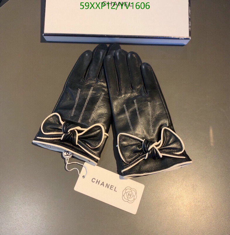 Gloves-Chanel, Code: YV1606,$: 59USD