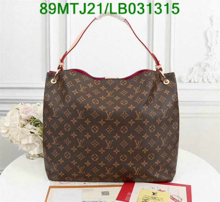 LV Bags-(4A)-Handbag Collection-,Code: LB031315,$: 89USD