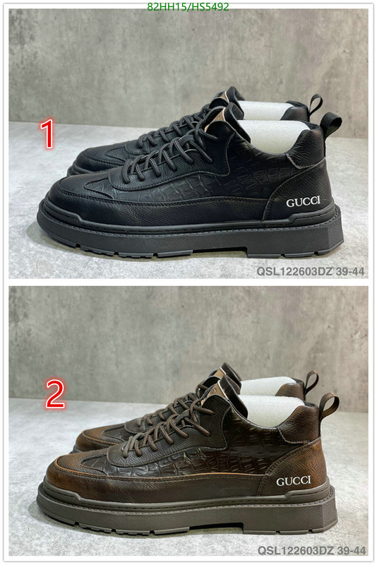 Men shoes-Gucci, Code: HS5492,$: 82USD