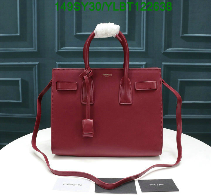 YSL Bag-(4A)-Handbag-,Code: YLBT122638,