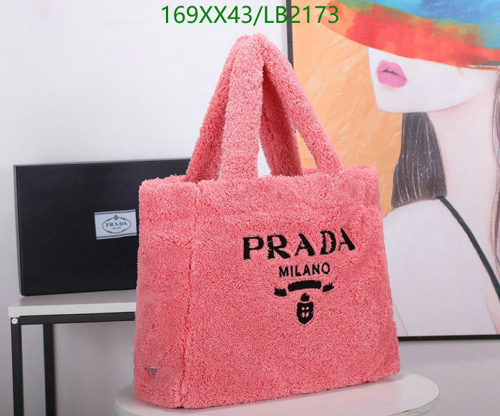 Prada Bag-(Mirror)-Handbag-,Code: LB2173,$: 169USD