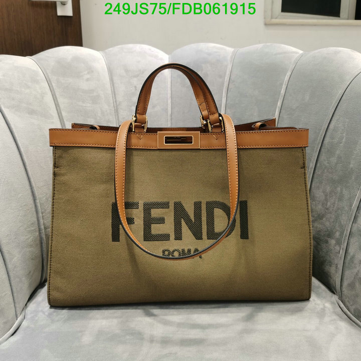 Fendi Bag-(Mirror)-Handbag-,Code: FDB061915,$: 249USD